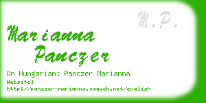 marianna panczer business card